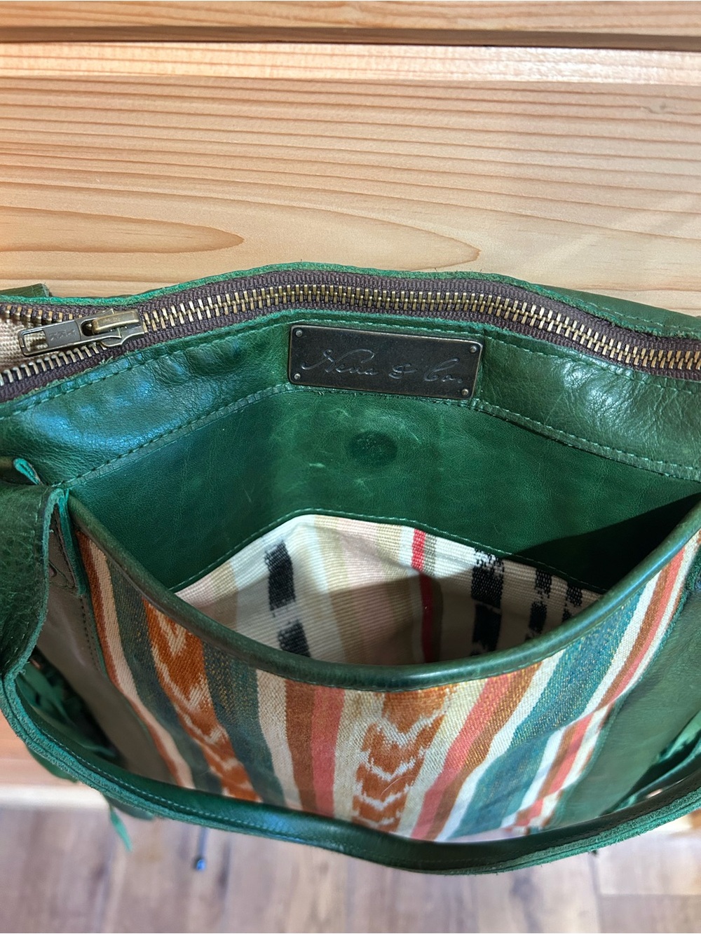 Nena & Co fringe leather tote - Picture 3 of 5